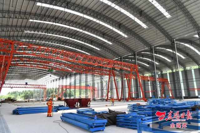 义东高速项目临建工程建设正酣 助力主线工程稳步推进